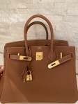 Сумка женская BIRKIN 30 Hermes Артикул LUX-26932. Вид 4
