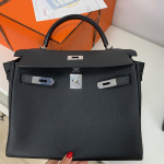 Сумка женская  Kelly, Noir color, 32 cm Hermes Артикул LUX-21916. Вид 3