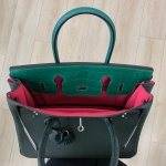 Сумка женская BIRKIN CROC Hermes Артикул LUX-15324. Вид 10