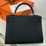 Сумка женская  Kelly, Noir color, 32 cm Hermes Артикул LUX-21916. Вид 4