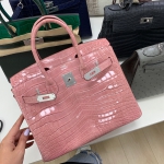 Сумка женская BIRKIN CROC Hermes Артикул LUX-15318. Вид 3