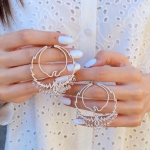 Серьги  Артикул LUX-32282. Вид 2