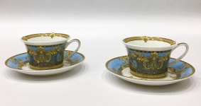 Чайная пара Versace Артикул LUX-37163. Вид 1