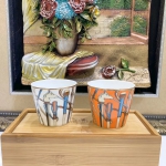 Набор из 2-х стаканов в деревянной коробке Hermes Артикул LUX-34586. Вид 2