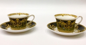 Чайная пара Versace Артикул LUX-37162. Вид 1