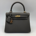 Сумка женская Hermes Kelly 25 cm,Togo Color Vert Olive Hermes Артикул LUX-37269. Вид 1
