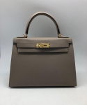  Сумка женская Hermes Kelly 28 cm,Epsom Color Etoupe Hermes Артикул LUX-37279. Вид 1