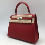 Сумка женская Hermes Kelly 25 cm,Epsom Color Rouge Garance Hermes Артикул LUX-37277. Вид 2