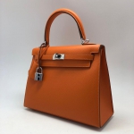 Сумка женская Hermes Kelly 25 cm,Epsom Color Orange Hermes Артикул LUX-37271. Вид 2