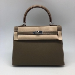 Сумка женская Hermes Kelly 25 cm,Epsom Color Eucalyptus Hermes Артикул LUX-37272. Вид 1