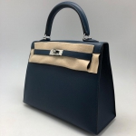 Сумка женская Hermes Kelly 25 cm,Epsom Color Bleu De Prusse Hermes Артикул LUX-37275. Вид 2