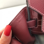Сумка женская Hermes Birkin , color Ruby , 30 cm Hermes Артикул LUX-38023. Вид 4