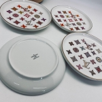 Набор из 4-х тарелок  Louis Vuitton Артикул LUX-39303. Вид 2