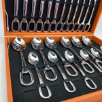 Набор столовых приборов на 6 персон Hermes Артикул LUX-39604. Вид 2