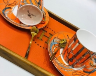 Чайная пара  Hermes Артикул LUX-39796. Вид 2