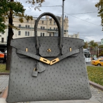 Hermes Birkin Ostrich GHW, 30 cm Hermes Артикул LUX-40533. Вид 1