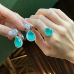 Серьги  Артикул LUX-21299. Вид 3