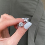 Серьги  Артикул LUX-30800. Вид 1