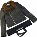 Куртка женская кожаная Yves Saint Laurent Артикул LUX-18631. Вид 1