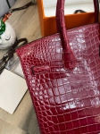 Сумка женская  25, GHW Crocodile Alligator Lisse Hermes Артикул LUX-99622. Вид 12