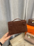 Сумка женская  Kelly Pochette, GHW Hermes Артикул LUX-108386. Вид 6