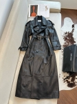 Кожаный тренч Yves Saint Laurent Артикул LUX-117356. Вид 1