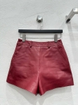 Кожаные шорты  Gucci Артикул LUX-117616. Вид 1
