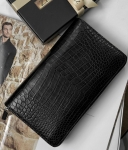 Портмоне из натуральной кожи крокодила Zilli Артикул LUX-129840. Вид 1