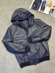 Кожаная куртка Kiton Артикул LUX-108950. Вид 1