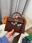 Сумка женская Kelly mini PHW, Chevre Hermes Артикул LUX-114534. Вид 1