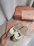 Меховые мокасины  Miu Miu Артикул LUX-126491. Вид 1