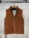Жилет из натуральной замши  Brunello Cucinelli Артикул LUX-101880. Вид 1
