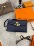 Сумка женская Kelly Elan PHW, Chevre  Hermes Артикул LUX-102364. Вид 1