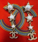 Серьги Chanel Артикул LUX-105235. Вид 1