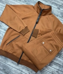 Костюм спортивный со вставками из натуральной кожи  Tom Ford Артикул LUX-82387. Вид 1