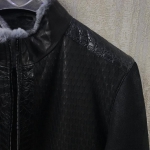 Куртка мужская кожаная  Артикул ОДМ-350. Вид 2