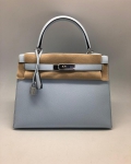  Сумка женская Hermes Kelly 28 cm,Epsom Color Blue Lin Hermes Артикул LUX-37283. Вид 1