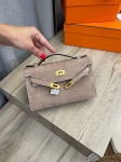 Сумка женская  Kelly Pochette, GHW Hermes Артикул LUX-108388. Вид 1