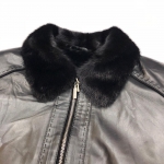 Куртка мужская кожаная  Артикул ОДМ-360. Вид 2