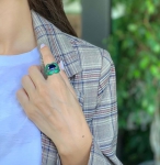 Кольцо  Артикул LUX-18581. Вид 1