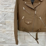 Куртка женская кожаная Yves Saint Laurent Артикул LUX-18541. Вид 2