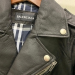 Куртка женская кожаная Balenciaga Артикул LUX-19445. Вид 3