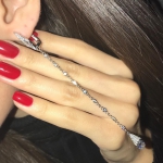 Серьги  Артикул LUX-20253. Вид 2