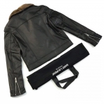 Куртка женская кожаная Yves Saint Laurent Артикул LUX-18631. Вид 2