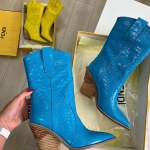 Ботильоны  Fendi Артикул ОЖ-153. Вид 2