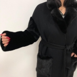 Пальто меховое  Артикул LUX-21463. Вид 3