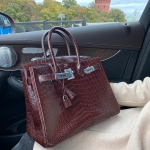  Сумка женская BIRKIN Croc  Hermes Артикул LUX-20886. Вид 1