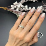 Кольцо  Артикул LUX-23464. Вид 3