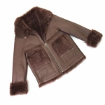 Дубленка женская двухсторонняя  Артикул LUX-23623. Вид 1