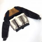 Куртка женская меховая Louis Vuitton Артикул LUX-23624. Вид 2